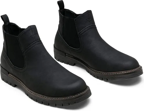 Vista 5 de Jousen Chelsea - Botas informales al tobillo, sin cordones, impermeables, para hombre