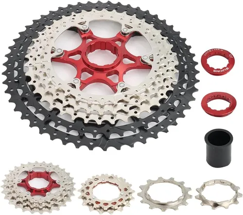 Vista 12 de CYSKY Casete de 11 velocidades 11-25T/11-28T/11-32T/11-36T/11-40T/11-42T/11-46T/11-50T/11-52T Compatible con Shimano/Sunrace/Sram Bike Freewheel