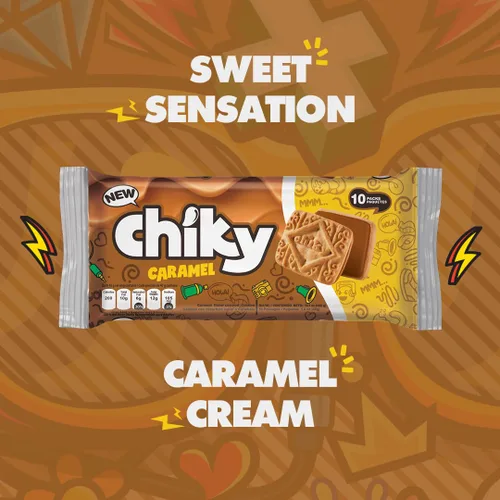 Vista 4 de CHIKY Bolsa de galletas de caramelo de 14.1 onzas (paquete de 3)