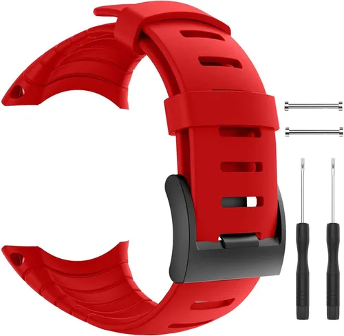 Vista 7 de Suunto Core Strap, Rubber Replacement Watch Band for Suunto Core SS014993000.