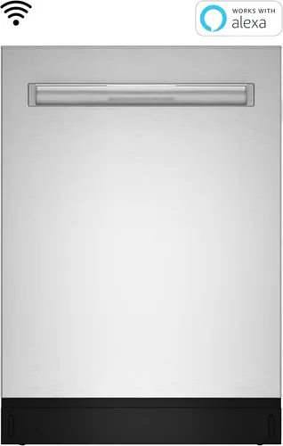 Vista 15 de Lavadora inteligente SHARP SDW6767HS. Funciona con Alexa. Incluye luces LED interiores, interior de acero inoxidable, secado con calor y asistencia