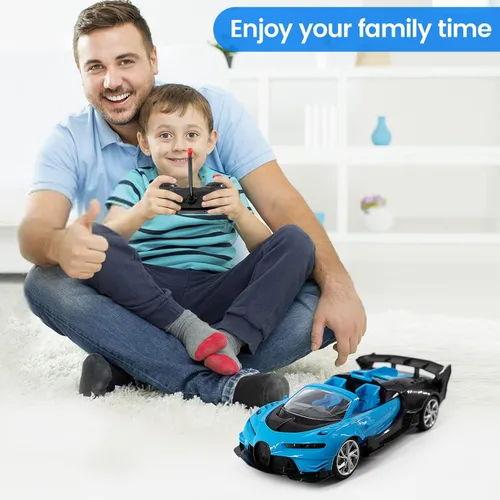 Vista 5 de RC Sports Roadster - 116 Auto eléctrico deportivo a control remoto, modelo RC juguete para niños de 4 a 12 años