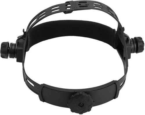 Vista 7 de Diadema para casco de soldadura, 11.0 x 7.9 x 4.7 in, ajustable, con diseño de perilla, accesorios de casco de oscurecimiento solar (negro)