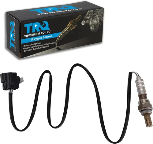 Vista 338 de TRQ Sensor de Oxígeno O2 de 4 Hilos de Banda Estrecha Compatible con VW Atlas 2.0L 2018-21, VW GTI 2.0L 2016-18, Audi A3 Quattro 2.0L 2015-18, VW