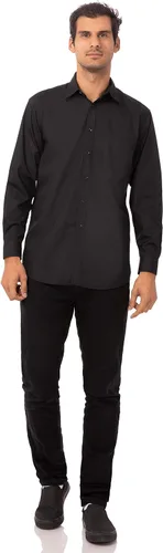 Vista 3 de Chef Works Camisa de vestir básica para hombre