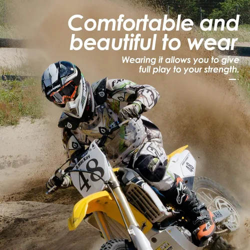 Vista 3 de Gafas de motocicleta ATV para motocross, para bicicleta de tierra, antiarañazos, UV400, protección para los ojos, gafas para todoterreno