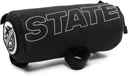 Vista 4 de State Bicycle Co. Accesorios para bicicletas. Bolsa para manillar, bolsa para bicicleta. Bolsa para manillar todo terreno, color verde oliva