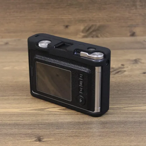 Vista 5 de MUZIRI KINOKOO Funda de silicona para cámara instantánea Fuji Instax Mini EVO, funda protectora de goma suave para Fujifilm Mini EVO, ajuste delgado