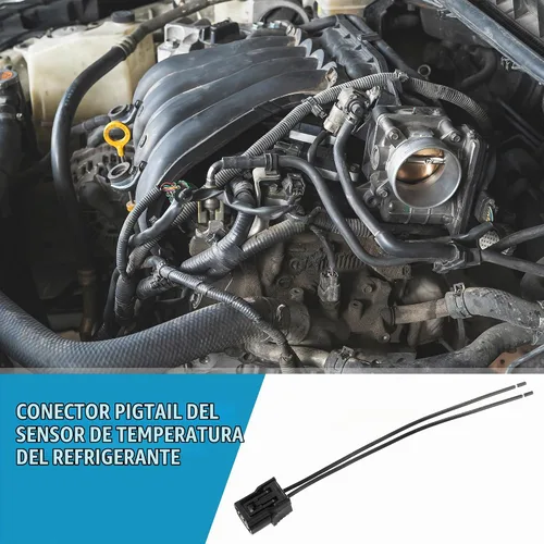 Vista 3 de uxcell Enchufe del conector del sensor de temperatura del refrigerante