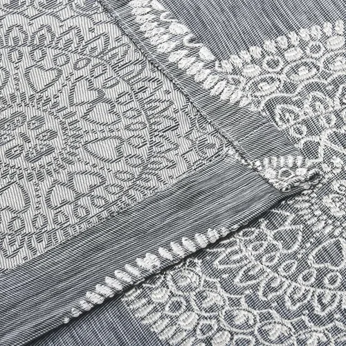 Vista 4 de Superior Cordon Jacquard Curtains, Room and Window Accents, with Stainless Steel Grommets, Classic Eclectic Transitional, Floral Medallion Curtain