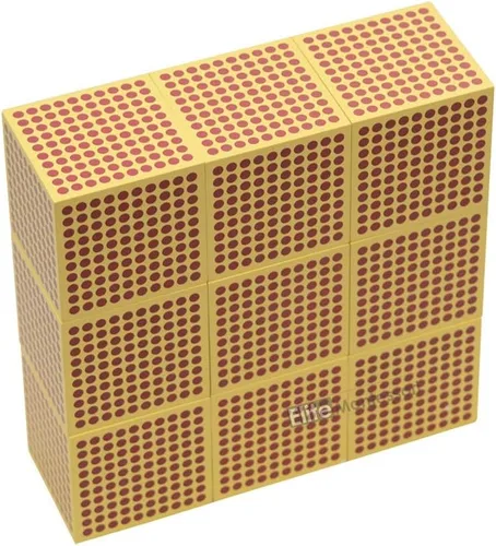 Vista 4 de Elite Montessori 9 Mil Cubos de Madera