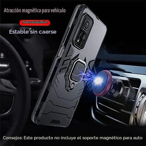 Vista 5 de ZMONE - Funda protectora para Honor X8 5G, Honor X6, Honor X6s, con protector de pantalla de vidrio (paquete de 2), resistente de doble capa, grado