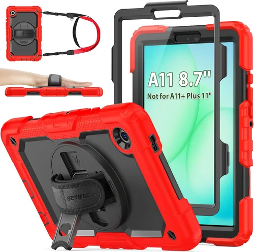 Vista 34 de SEYMAC stock Funda para Samsung Galaxy Tab A8 de 10.5 pulgadas, funda de protección contra caídas de cuerpo completo con protector de pantalla