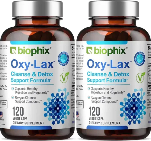 Vista 10 de biophix Oxy-Lax 750 mg 120 Vcaps - Laxantes naturales para el estreñimiento ocasional - Laxante de magnesio con magnesio oxigenado - Limpieza