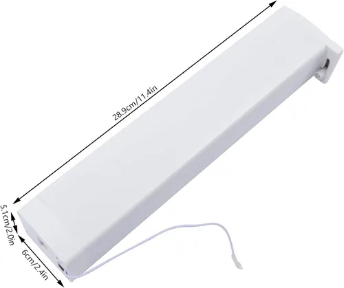 Vista 4 de Sistema de cortinas inteligentes, compatible con control remoto, aplicación o control por voz, abridor de cortinas inteligentes automatizado, barra