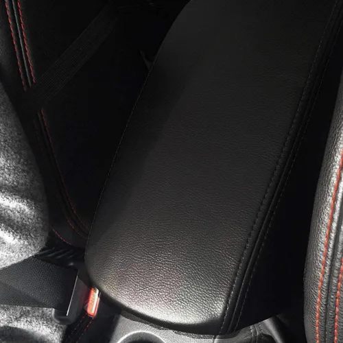 Vista 6 de Auprite Funda de Consola Central para Mazda CX5 2018-2025, Almohadilla de Funda de Consola Central Auto de Cuero Protector de Funda de Caja