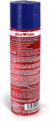 Vista 8 de Skins Lubricante con sabor a mango y maracuyá con tecnología ReAquav8 – Lubricante a base de agua con sabor a mango y maracuyá – 4 onzas