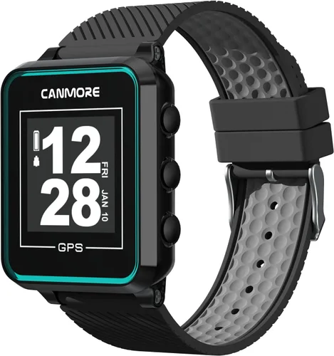 Vista 10 de CANMORE TW353 Reloj GPS de golf para hombres y mujeres, pantalla LCD de alto contraste, actualización gratuita de más de 41,000 campos precargados