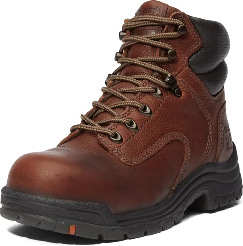 Vista 8 de Timberland PRO Titan - Botas de trabajo industriales con punta de seguridad de aleación de 6 pulgadas para mujer, Negros, 5.5 Negro-2024
