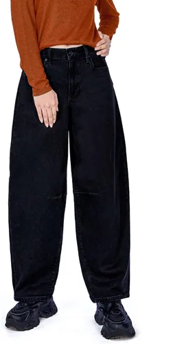 Vista 8 de Jeans Vaqueros de Barril Holgados para Mujer, de Pierna Ancha, de Tiro Medio, Denim Premium