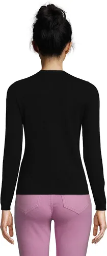 Vista 2 de Lands End Suéter cárdigan de cachemira para mujer