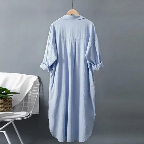 Vista 54 de Long Sleeve Shirts for Women Spring Summer Dressy Casual Button Down Plus Size Tops Office Work Blouses