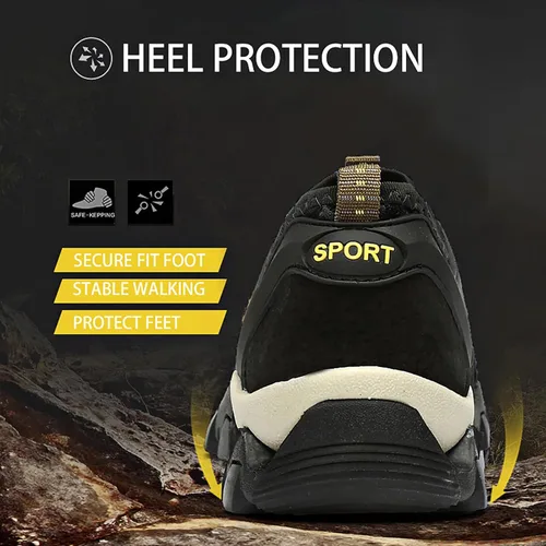 Vista 7 de Gomehui Tenis ortopédicos portátiles de secado rápido para hombre, zapatos deportivos casuales para correr, caminar con soporte de arco para pies