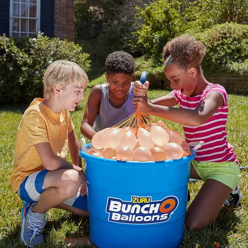 Vista 7 de Bunch O Balloons - Globos de agua instantáneos, color azul (3 varitas, 100 globos de agua en total)