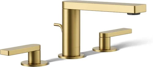 Vista 20 de Kohler 73060-4-BL Composed Grifo de lavabo de baño con manijas de palanca, 1.2 gpm, negro mate Mate negro