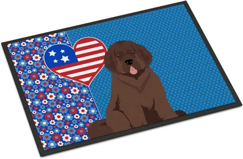 Vista 137 de Caroline's Treasures WDK5119JMAT Airedale Terrier USA - Tapete para interiores o exteriores, 24 x 36 pulgadas, tapete para puerta delantera