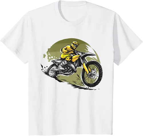 Vista 31 de Camiseta de motocross Supermotard Enduro, Negro, S