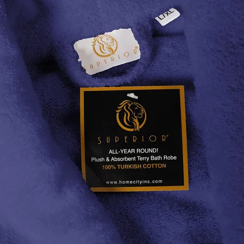 Vista 7 de Albornoz tradicional de algodón turco para mujer, colección clásica para el hogar y el baño
