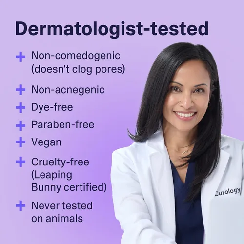 Vista 8 de Set de Regalo Curology Essentials, Parches para Espinillas de Emergencia para la Cara, Limpiador Facial Suave y Hidratante Gel Ligero para la Cara