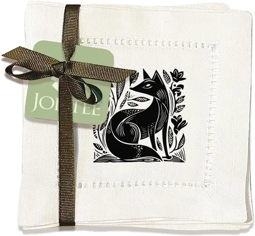Vista 12 de Jolitee Servilletas decorativas de cóctel con punto vainica, 6 x 6 pulgadas, lavables, similares al lino, hechas a mano para el entretenimiento