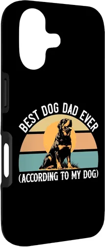 Vista 3 de Rottweiler Dog Lover Gift, Best Dog Dad Ever, Rottie Father Case for iPhone 17
