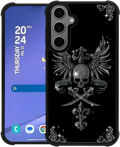 Vista 23 de ZHEGAILIAN Funda compatible con Samsung Galaxy S21, funda de vidrio orgánico para niñas, mujeres y hombres, diseño de cuatro esquinas, antiarañazos