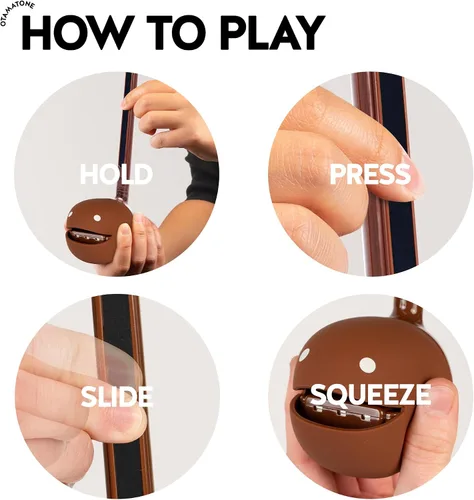 Vista 2 de Otamatone - Instrumento musical electrónico japonés sintetizador de música portátil de Japón por Maywa Denki Studio, galardonado, regalo educativo