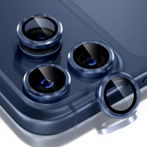 Vista 285 de Choiche Compatible para iPhone 16 Pro/iPhone 16 Pro Max Protector de Lente de Cámara, Vidrio Templado 9H Protector de Pantalla de Cubierta de Cámara