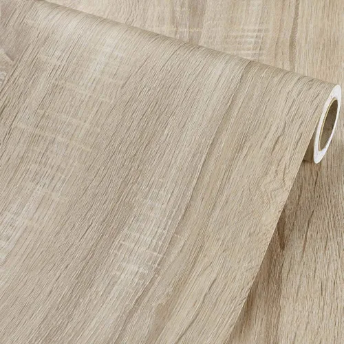 Vista 6 de Papel de contacto de madera, película de vinilo autoadhesiva para armarios de cocina, estantes, cajones, armarios, encimeras, mesas, muebles