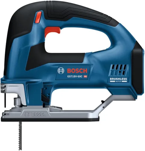 Vista 4 de BOSCH GST18V-60CN Sierra de calar con mango superior conectado sin escobillas de 18 V, 3,800 SPM, luz LED, cambio de hoja sin herramientas