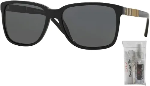 Vista 2 de BURBERRY BE4181 Square Sunglasses For Men + BUNDLE with Designer iWear Complimentary Eyewear Care Kit