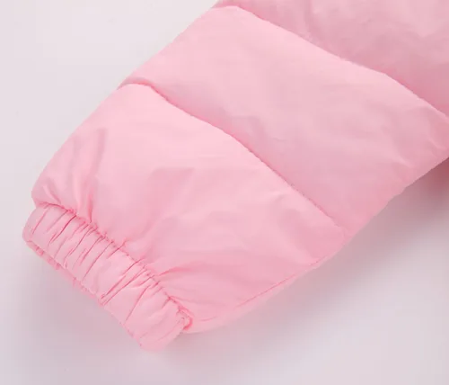 Vista 5 de Happy Cherry Mameluco de invierno para bebé, traje de nieve térmico, lindo abrigo con capucha de 3 a 24 meses