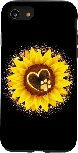 Vista 18 de Sunflower Paw Cat Dog Heart Case for iPhone 16