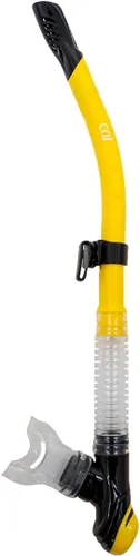 Vista 3 de SHERWOOD SCUBA Snorkel Super Dry con protección contra salpicaduras y válvula de sellado: Tiga Snorkel Negro