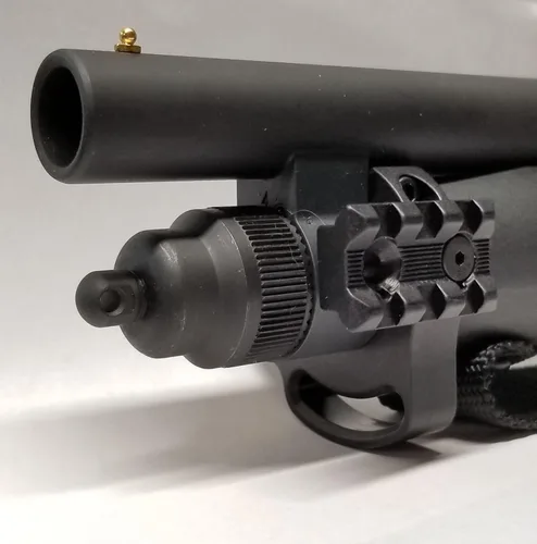 Vista 3 de Soporte de luz CDM Gear con 3 rieles, compatible con Mossberg 590 Shockwave 12 o 20 Ga