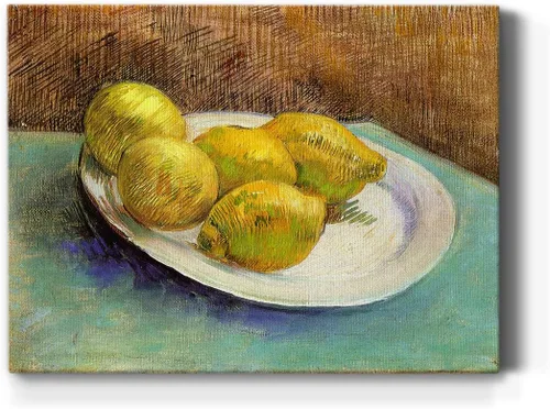 Vista 17 de Renditions Gallery Vincent Van Gogh Impreso Flores de almendra, famosa reproducción de pintura, lienzo de alta calidad envuelto en galería, listo