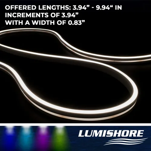 Vista 3 de Lumishore LUX - Luces flexibles de neón (23.622 in)