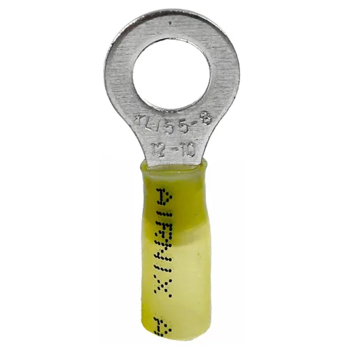 Vista 7 de HSSV1-5 Horquillas de terminal de espada, 100 piezas de conectores de alambre termorretráctil, kit de terminales eléctricos, impermeable, grado