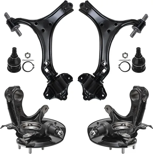 Vista 83 de Detroit Axle - Kit de brazos de control delantero para Chevy Silverado 1500 GMC Sierra 1500 GMC Sierra 1500 Avalanche Yukon Tahoe Escalade ESV EXT
