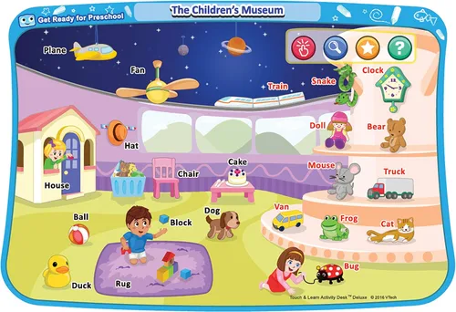 Vista 9 de VTech Escritorio de Actividades Deluxe Toca y Aprende Paquete de Expansión - Prepárate para Preescolar Prepárate para el preescolar